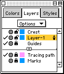 layers setup for the 3-arm document