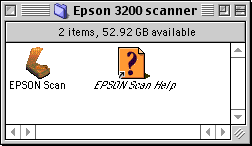the icon of the Epson Scan application