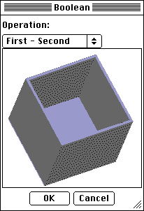 the dialog used to subtract the inner box from the outer one