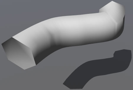 polygonal model overly smoothed (breaking angle 85°)