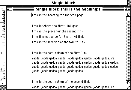 structured text in the Story Editor