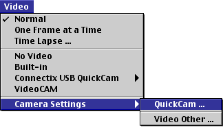 Video-Camera Settings-QuickCam