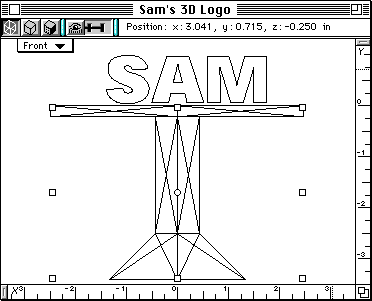 sample pedestal after lathing