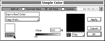 simple color dialog